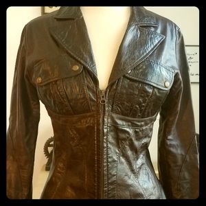 Genuine Argentine Leather. Patchwork style. Fitted